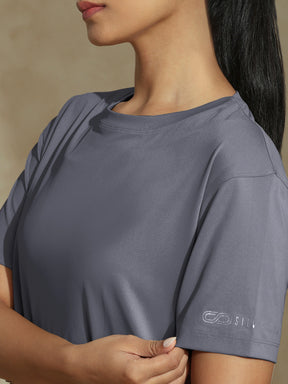 Shop-FlowFit Oversized Tee Deep Slate
