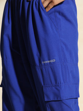 Cobalt Blue Tracker Cargo Pants & Cargo Jacket