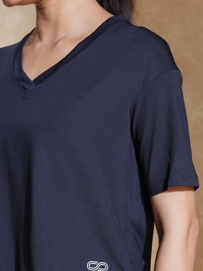 Shop-TraqBoxy Tee Navy