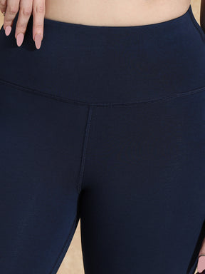 CottonFlex Flare Pants Navy