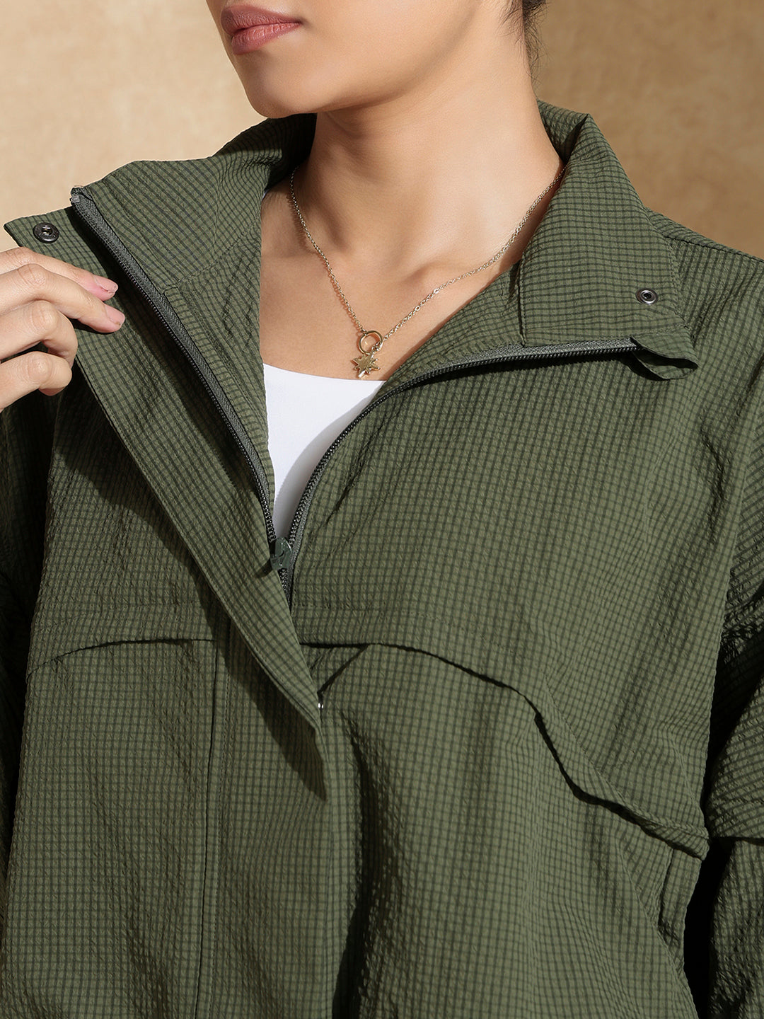 Shop-TraqPace Jacket Camo Green
