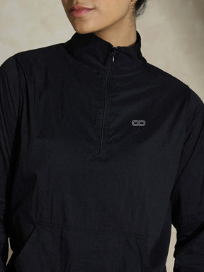 TraqLite Half Zip Performance Jacket Black