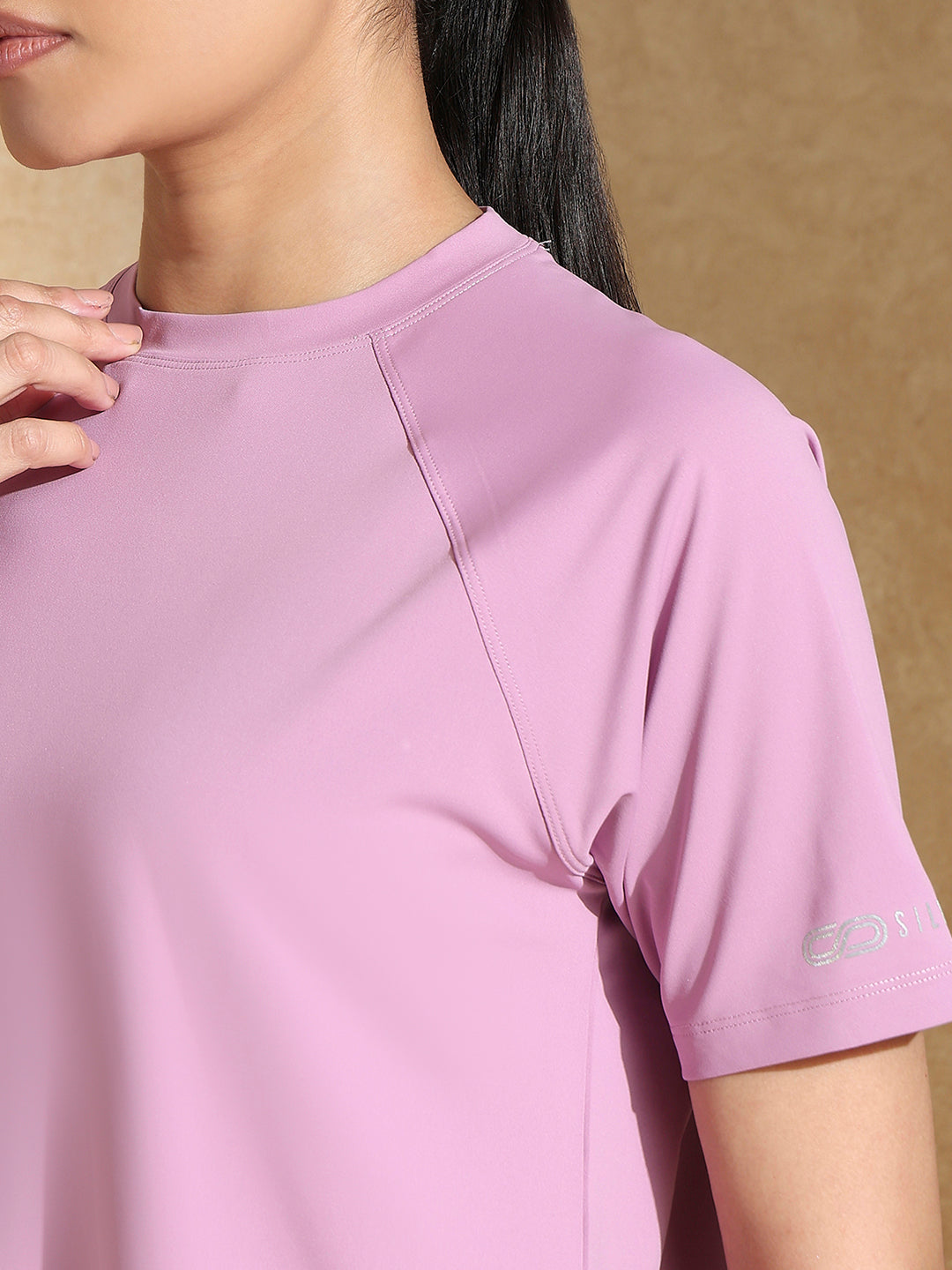 Shop-Traqfit Raglan Tee Mauve Mist
