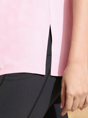 Shop-FlowFit Oversized Tee Pink Blossom