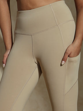 Shop-Luna Sculpt Leggings Almond Beige