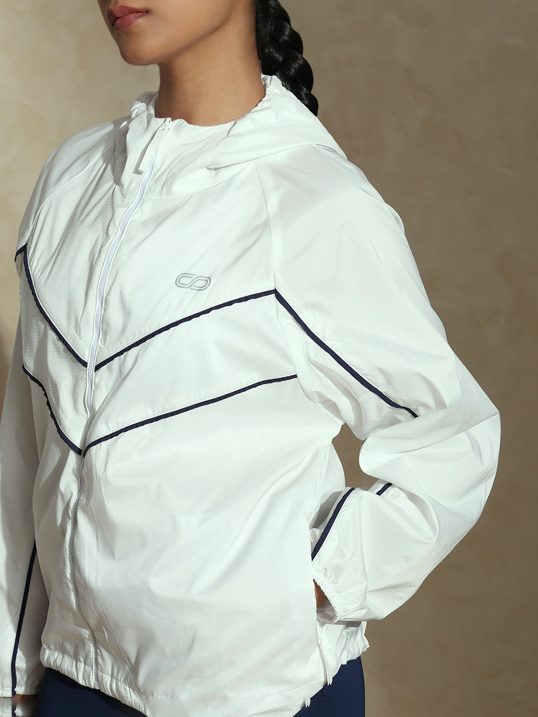 Shop-TraqRunner Ripstop Jacket White