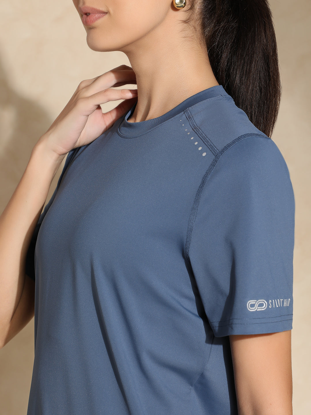 Shop-Boyfriend TraqDry Tee Aegean Blue