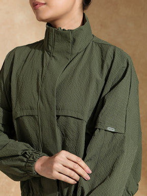 Shop-TraqPace Jacket Camo Green