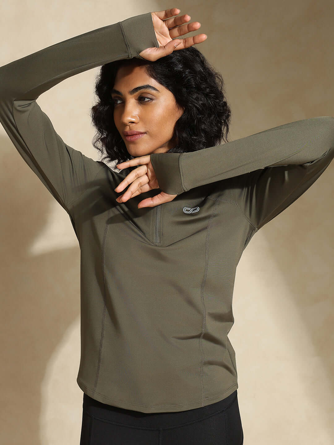 Shop-Women's Ath Runner Zip Neck Sea Turtle