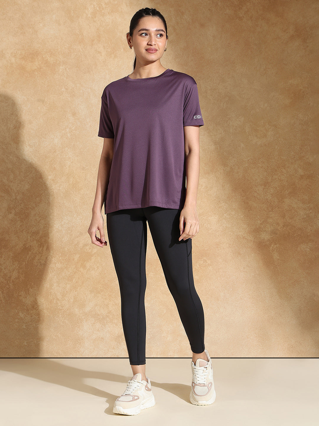 Shop-FlowFit Oversized Tee Midnight Purple