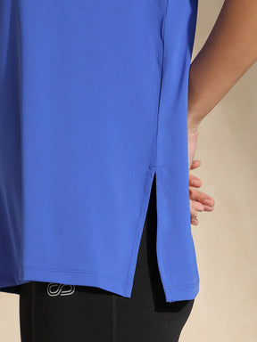 Shop-FlowFit Oversized tee Dazzling Blue