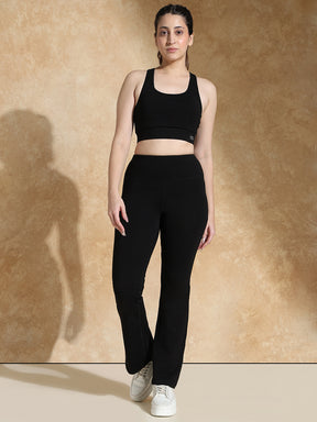 CottonFlex Flare Pants Black