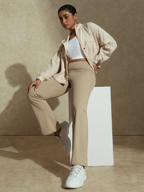 Shop-TraqLite Flare Pants Almond Beige