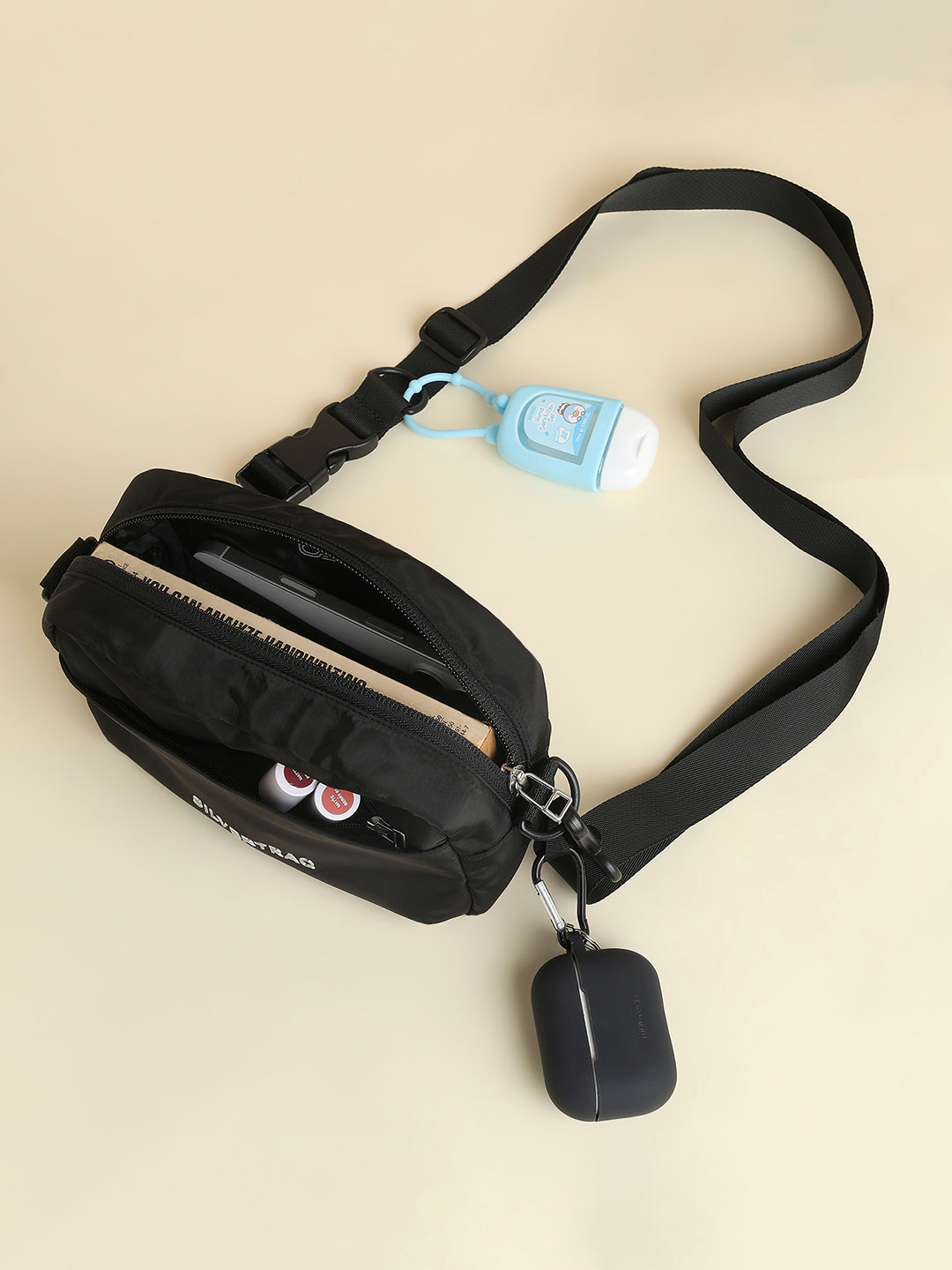 Shop-Traq Sling Bag Black