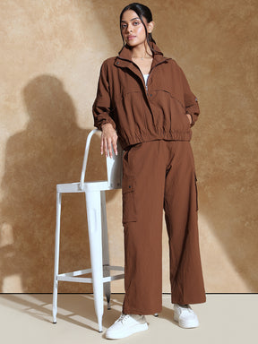 TraqPace Jacket & Cargo Pants Java