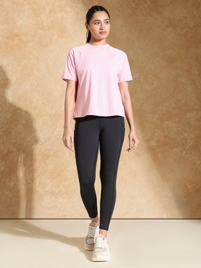 Shop-Traqfit Raglan Tee Pink Blossom