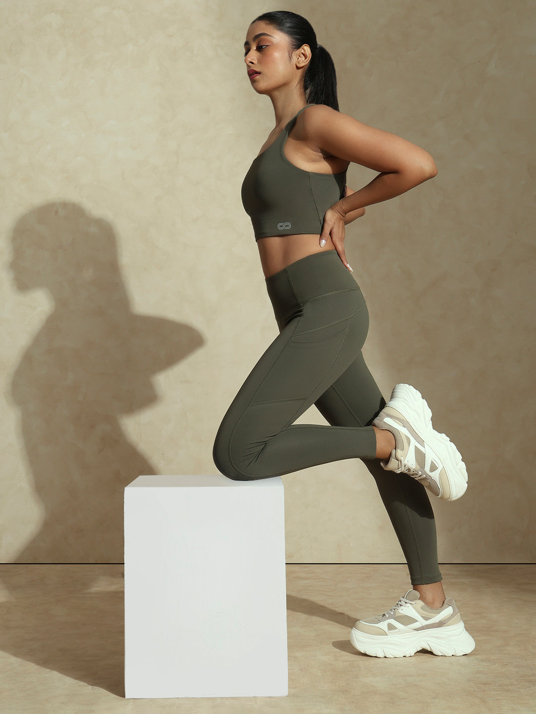 Shop-Luna Sculpt Leggings Terra Olive