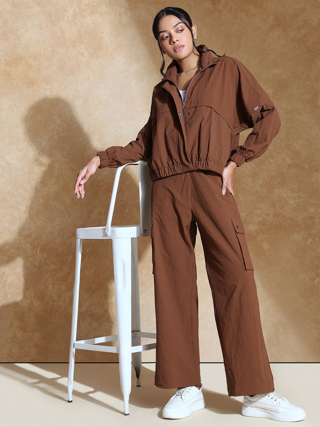 TraqPace Jacket & Cargo Pants Java