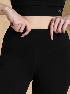CottonFlex Flare Pants Black