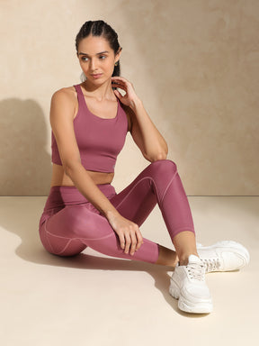 Shop-High Impact Action Bra With Clasp Tulip Wood