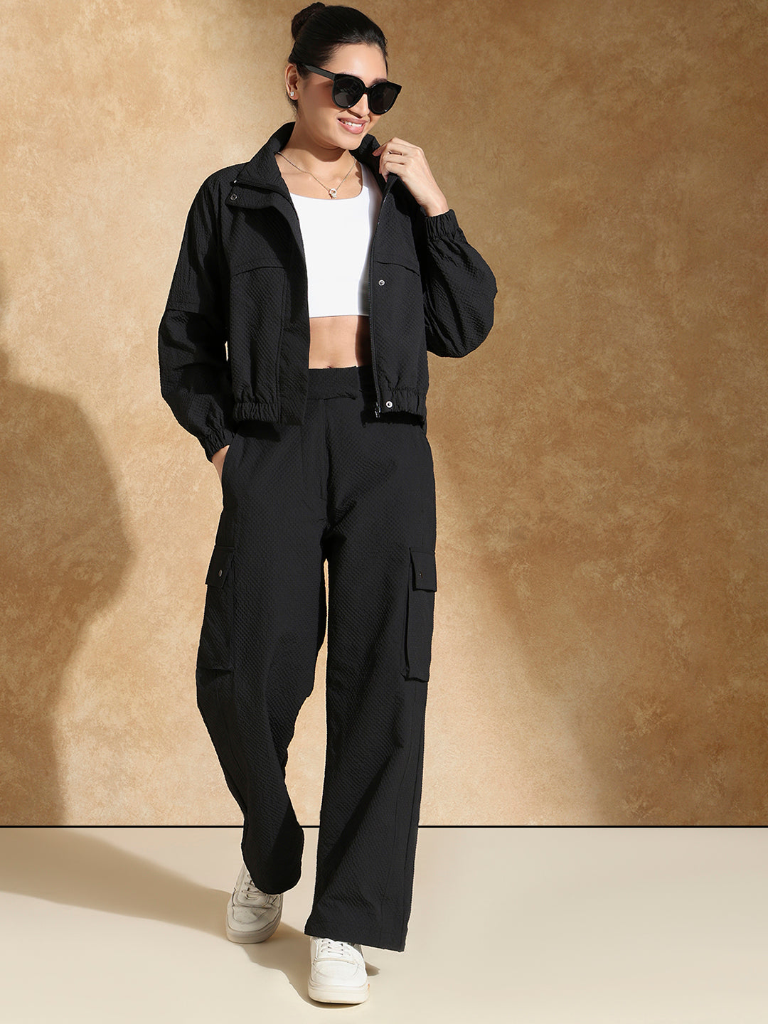 Shop-TraqPace Cargo Pants Black