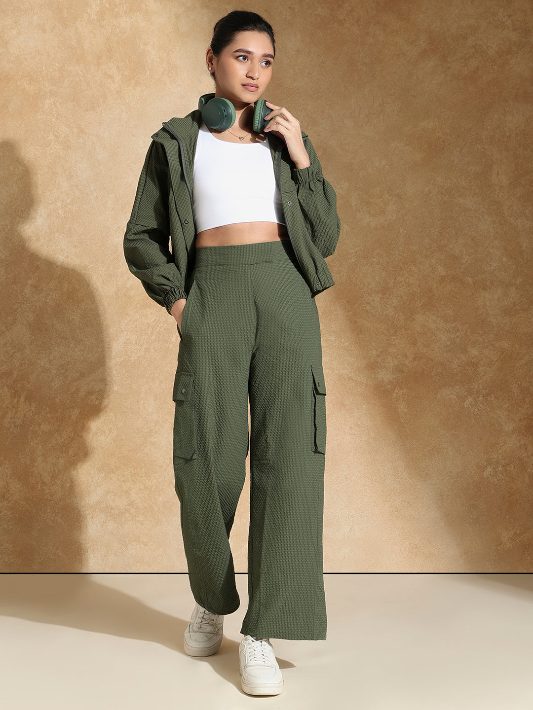 Shop-TraqPace Jacket Camo Green