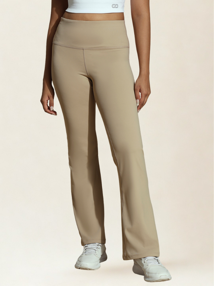 Shop-TraqLite Flare Pants Almond Beige