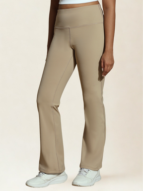 Shop-TraqLite Flare Pants Almond Beige