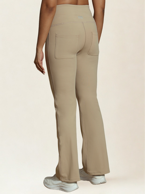 Shop-TraqLite Flare Pants Almond Beige