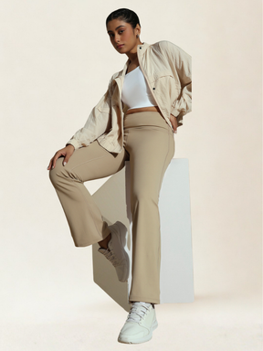 Shop-TraqLite Flare Pants Almond Beige