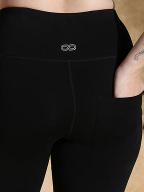 CottonFlex Flare Pants Black
