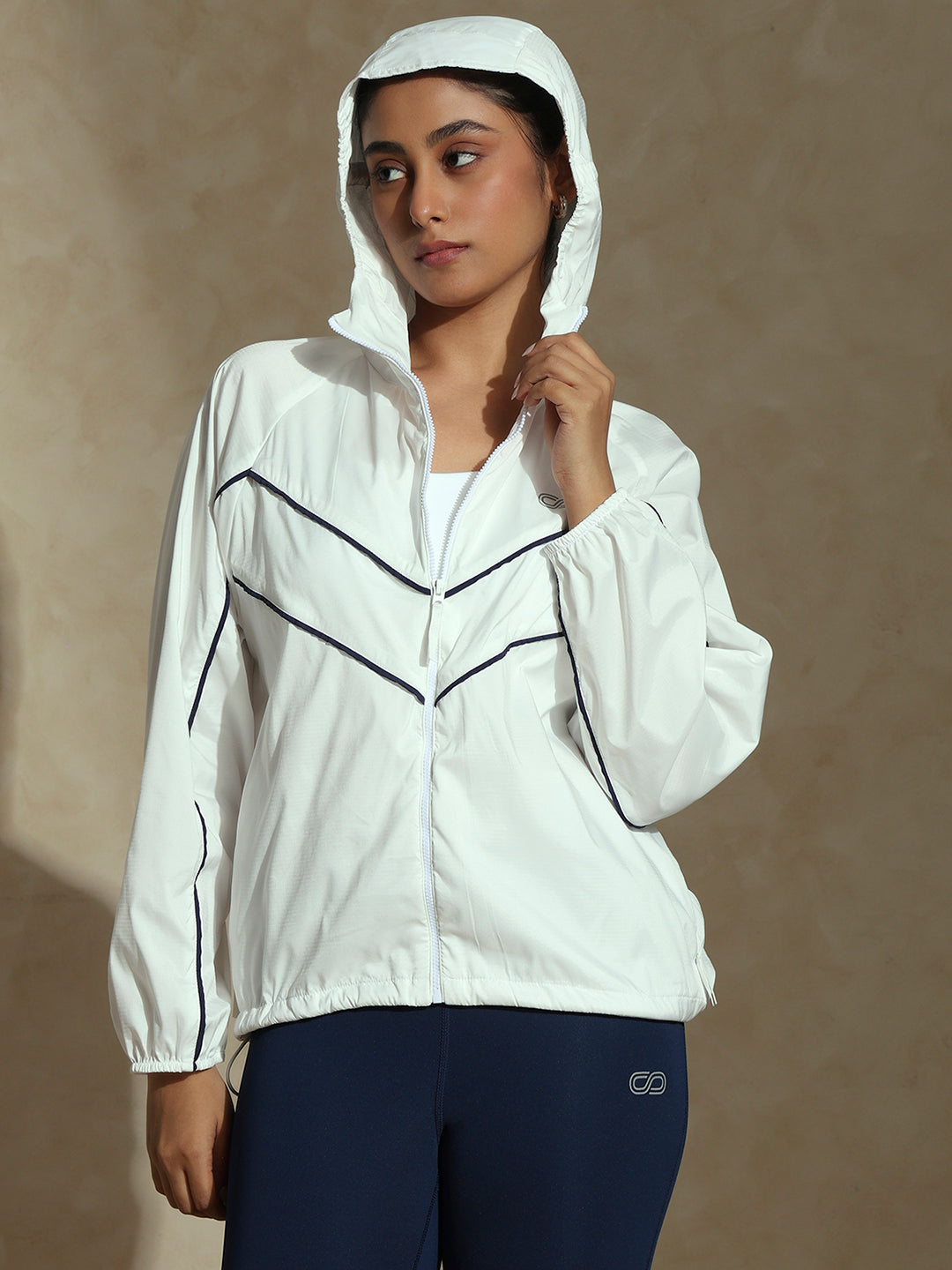 Shop-TraqRunner Ripstop Jacket White