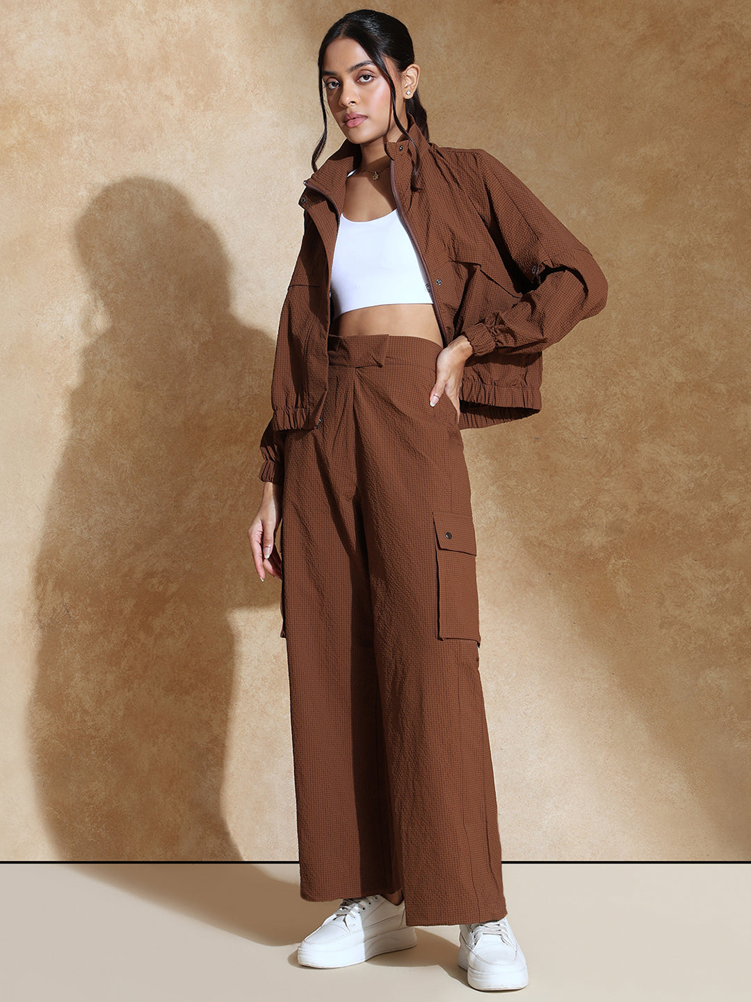 TraqPace Jacket & Cargo Pants Java