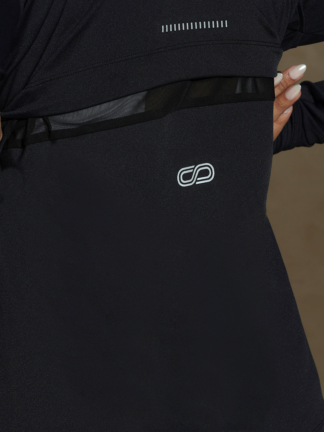 Shop-TraqRun Half-Zip tee Black