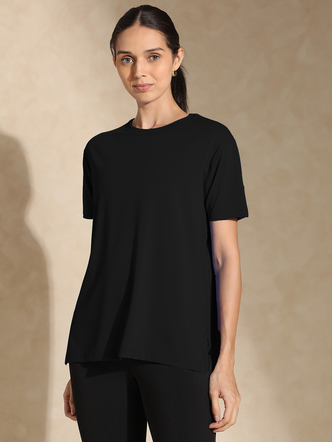 Shop-FlowFit Oversized Tee Black