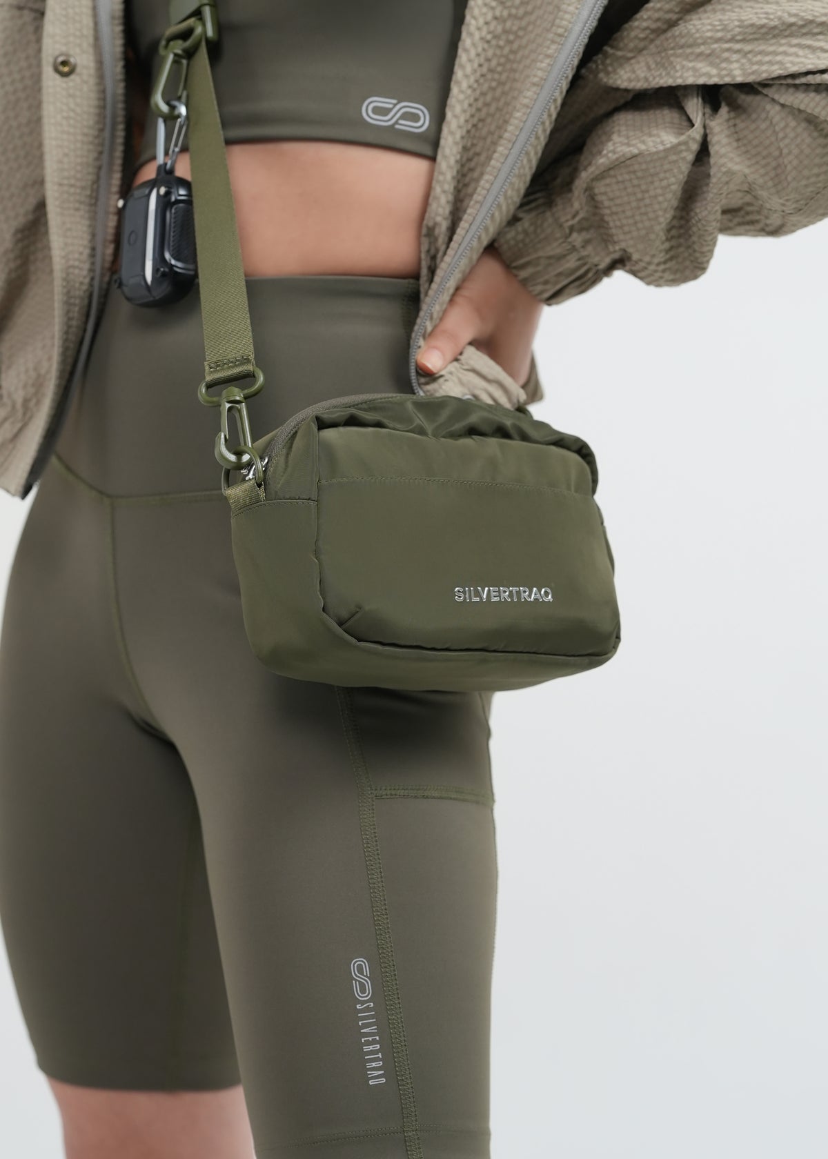 Shop-Traq Sling Bag Olive