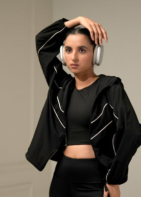 Shop-TraqRunner Ripstop Jacket Black