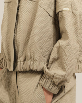 Shop-AeroTraq Runner Jacket Stone Beige