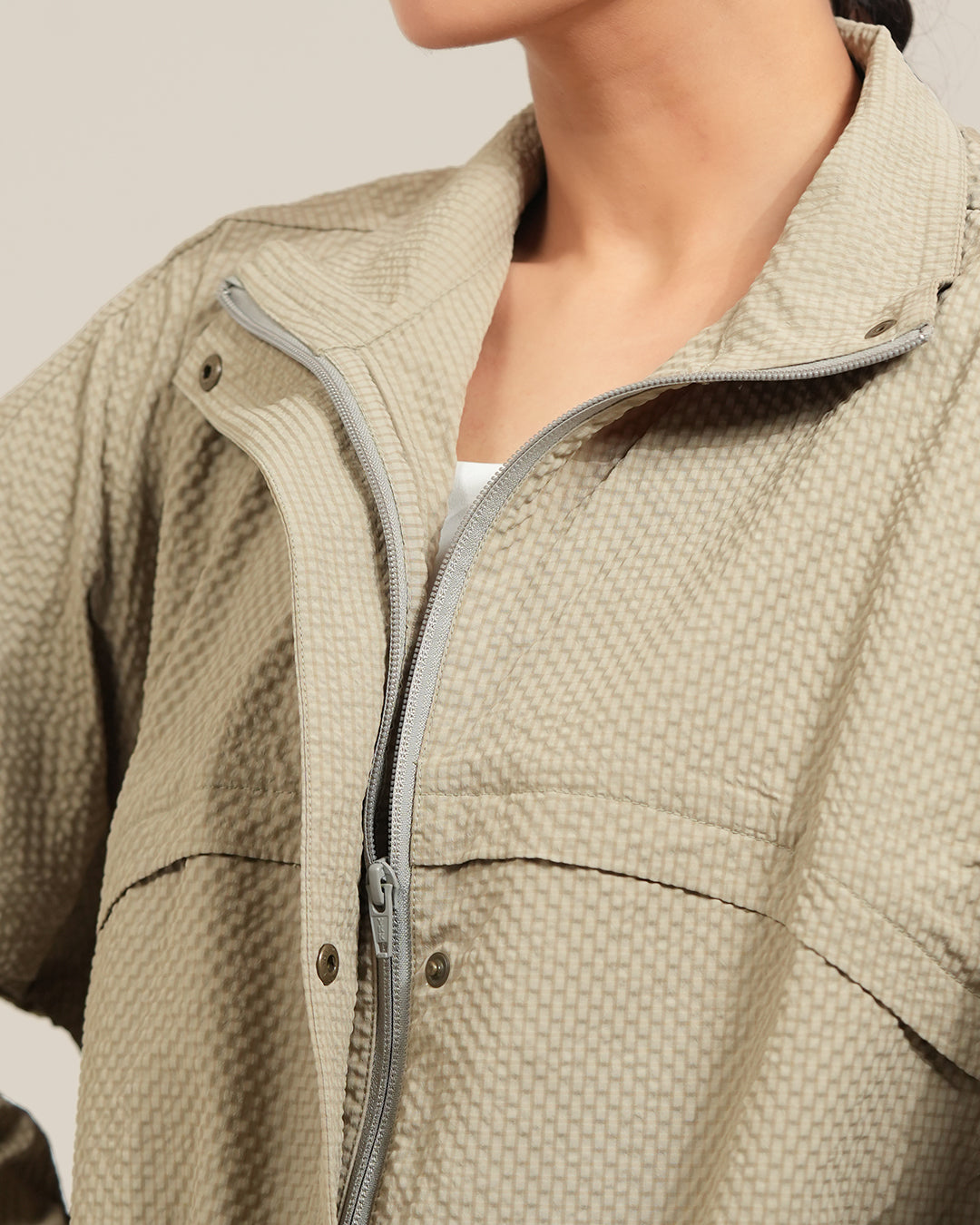 Shop-TraqPace Jacket Stone Beige