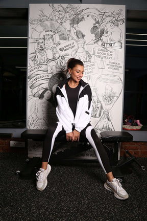 Shop-Bomber Jacket Black And White