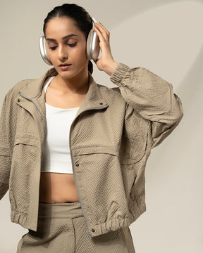 Shop-TraqPace Jacket Stone Beige