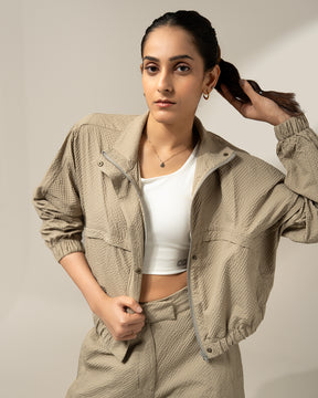 Shop-TraqPace Jacket Stone Beige