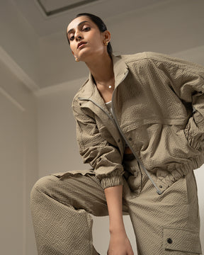 Shop-TraqPace Jacket Stone Beige