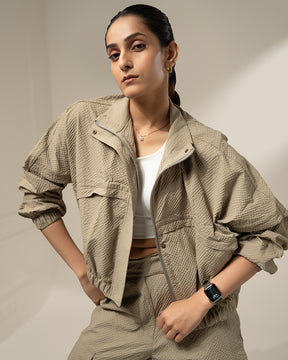 Best Women's Day Gift Ideas: Shop-TraqPace Jacket Stone Beige silvertraq