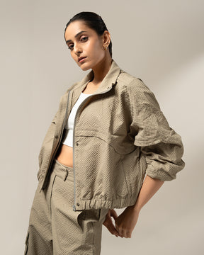 Shop-TraqPace Jacket Stone Beige