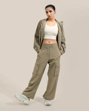 TraqPace Jacket & Cargo Pants Stone Beige