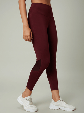 Ath Perform 7/8 High Waist Leggings Plum