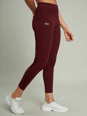 Ath Perform 7/8 High Waist Leggings Plum