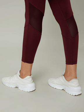 Ath Perform 7/8 High Waist Leggings Plum