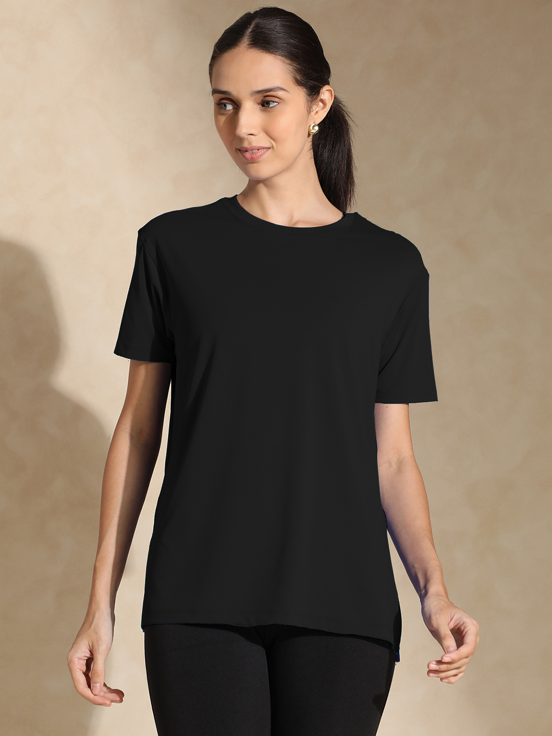 Shop-FlowFit Oversized Tee Black